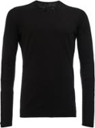 Label Under Construction Slim-fit Sweater, Men's, Size: 52, Black, Cotton/linen/flax