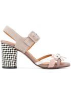 Chie Mihara Buckled Strappy Sandals - Nude & Neutrals