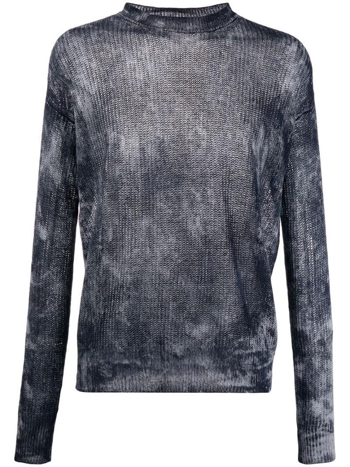 Paura Fine Knit Sweater - Blue