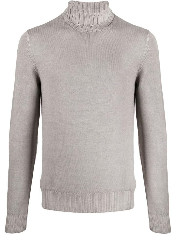 Tagliatore Roll-neck Jumper - Grey