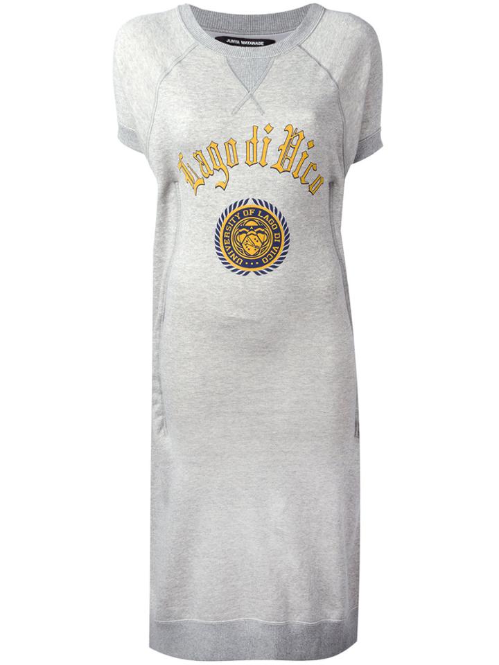 Junya Watanabe Comme Des Garçons Printed T-shirt Dress - Grey