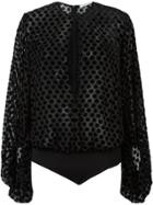 Camilla And Marc 'carmine' Bodysuit Blouse - Black