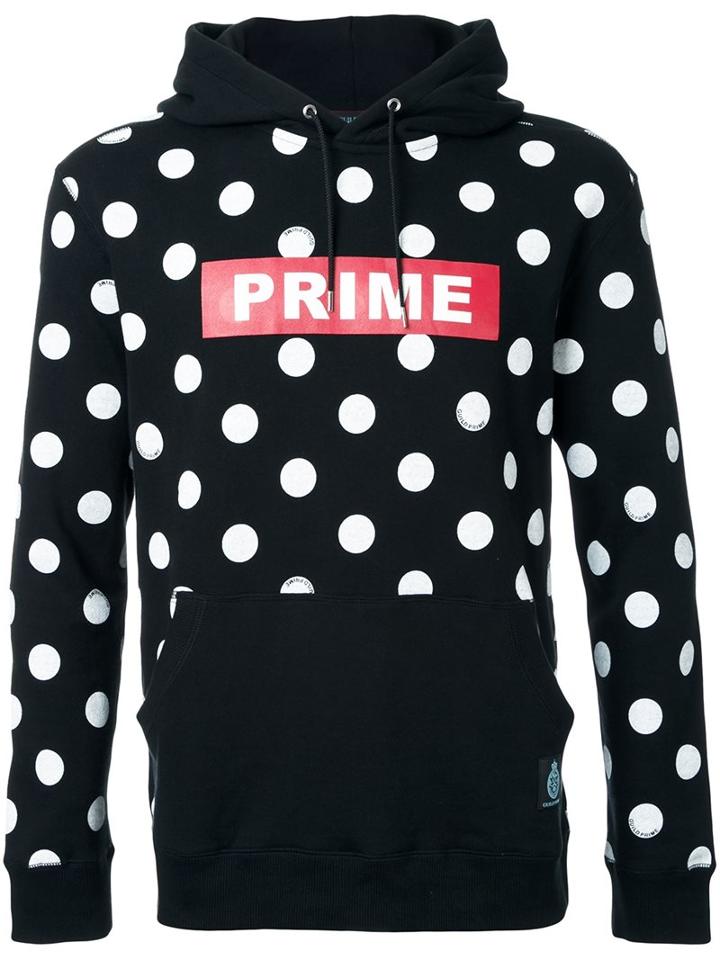 Guild Prime Polka Dot Hoodie, Men's, Size: 1, Black, Cotton