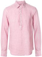 Aspesi Plain Polo Shirt - Pink & Purple