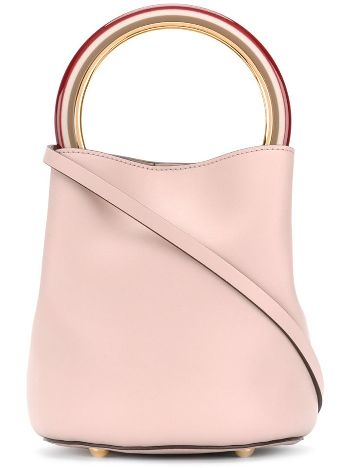 Marni Pannier Shoulder Bag - Pink & Purple