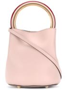 Marni Pannier Shoulder Bag - Pink & Purple