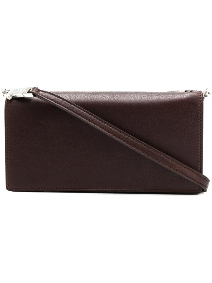 Rick Owens Flap Clutch - Brown