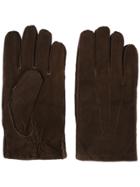 Orciani Exposed Seam Gloves - Brown