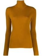 Mcq Alexander Mcqueen Roll Neck Jumper - Yellow