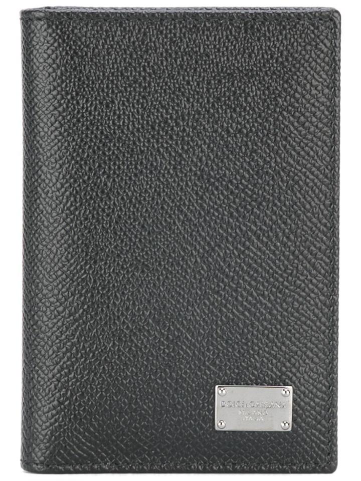 Dolce & Gabbana Dauphine Leather Wallet - Black