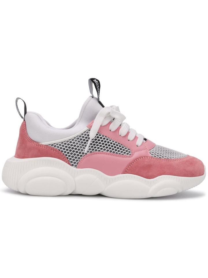Moschino Teddy Run Sneakers - Pink