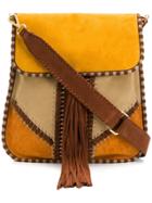Alberta Ferretti Tassel Detail Saddle Bag - Brown