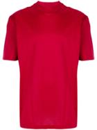 Lanvin Basic Round Neck T-shirt - Red