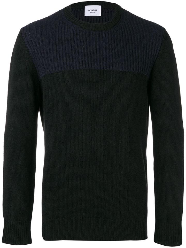 Dondup Ribbed Knitted Jumper - Black
