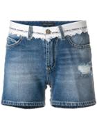 Frankie Morello Short Length Shorts - Blue