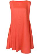 Pleats Please By Issey Miyake Pleated Asymmetric Dress - Pink
