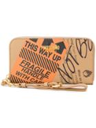 Moschino Parcel Long Continental Wallet - Nude & Neutrals