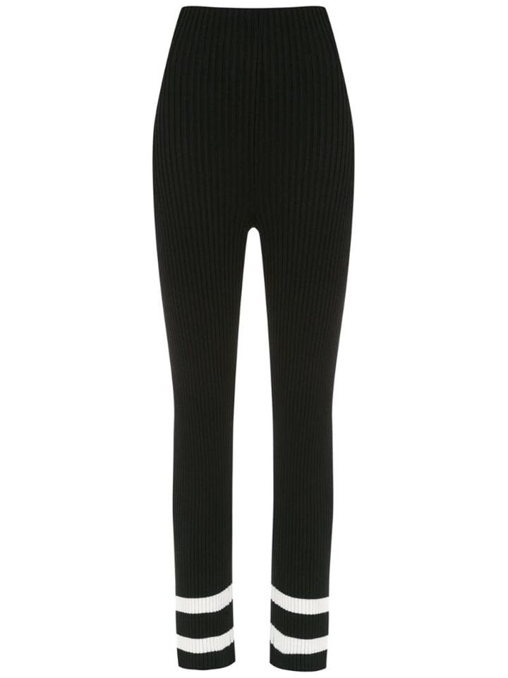 Osklen Ribbed Skinny Pants - Black