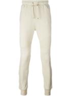 Balmain Biker Track Pants, Men's, Size: Small, Nude/neutrals, Cotton/silk/linen/flax