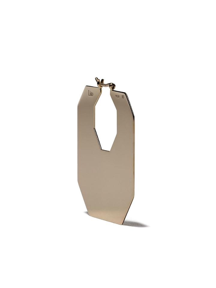 Lito 14kt Gold Single Infinite Earring
