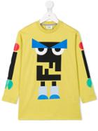 Fendi Kids 'monster' Printed T-shirt, Boy's, Size: 6 Yrs, Green