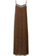 Roberto Collina Knitted Maxi Dress - Brown