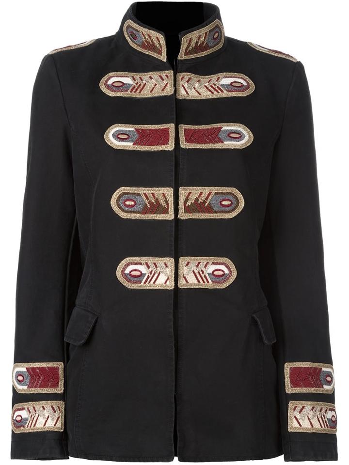 Ermanno Scervino Embellished Front Military Jacket