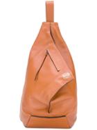 Loewe Triangular Structure Shoulder Bag, Men's, Brown, Calf Leather