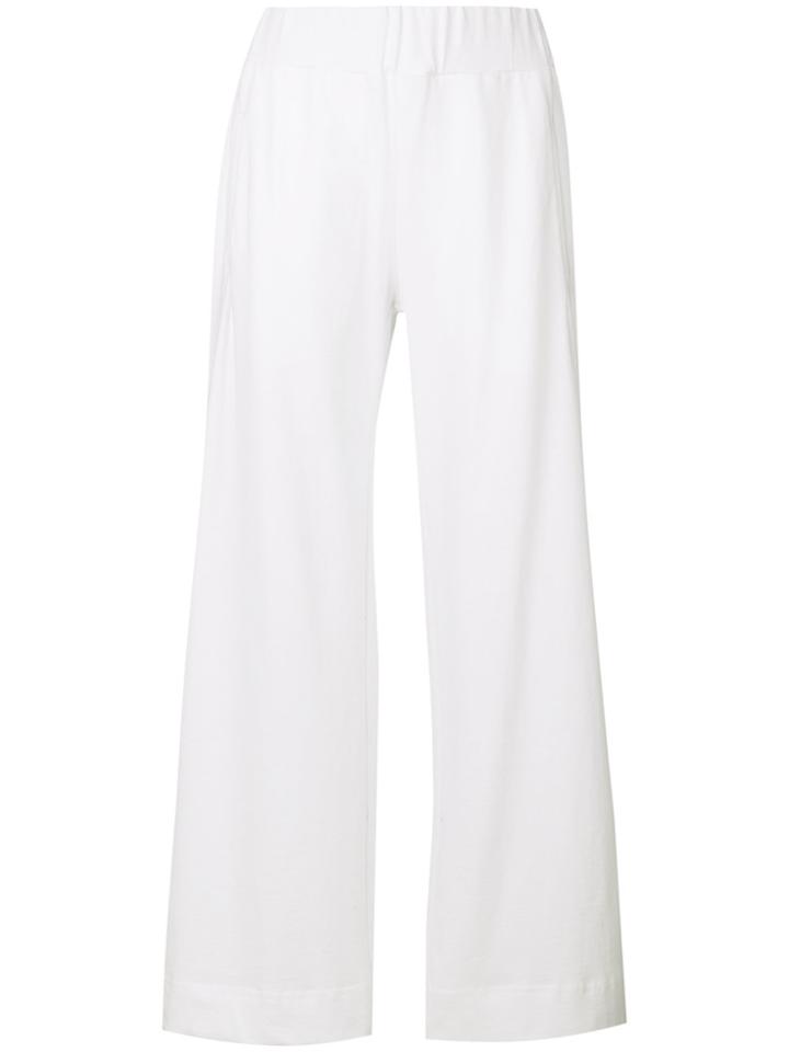 Lost & Found Rooms Cropped Wide Leg Trousers - White