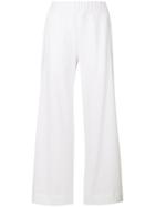 Lost & Found Rooms Cropped Wide Leg Trousers - White