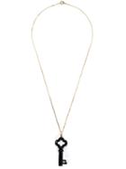 Kristin Hanson Diamond Detail Clover Key Necklace, Women's, Black