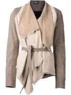 Lost And Found 'draped' Shearling Jacket