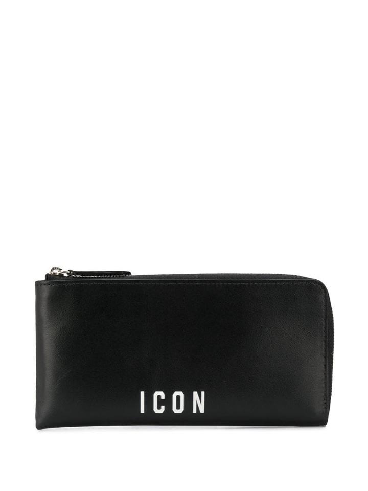 Dsquared2 'icon' Logo Wallet - Black