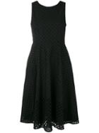 Broderie Fit And Flare Dress - Women - Cotton - M, Black, Cotton, P.a.r.o.s.h.