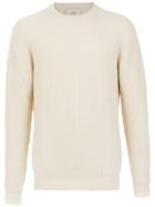 Egrey Knit Sweater - White