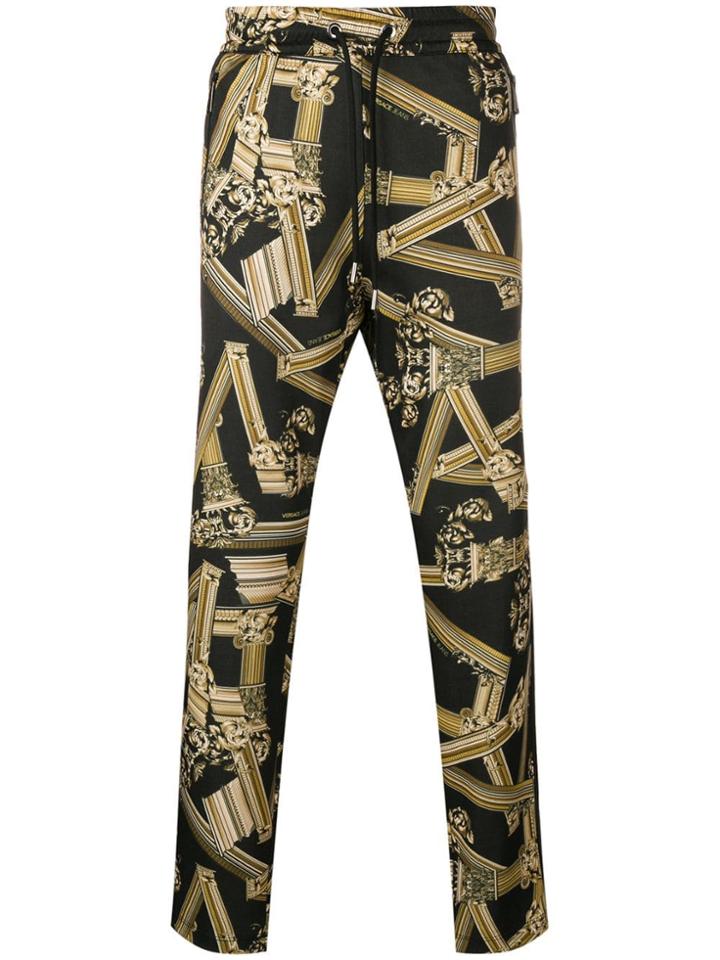 Versace Jeans Roman Column Track Pants - Black