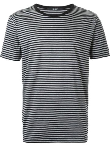 Hl Heddie Lovu Striped T-shirt, Men's, Size: L, Black, Cotton/lyocell