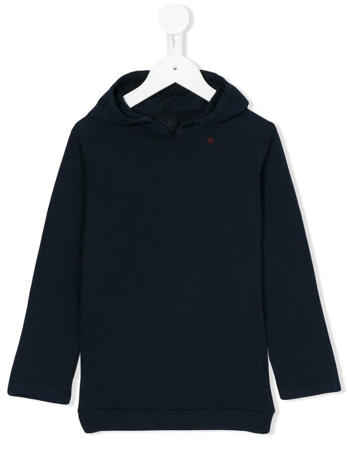 Douuod Kids - Classic Hoodie - Kids - Cotton - 10 Yrs, Blue