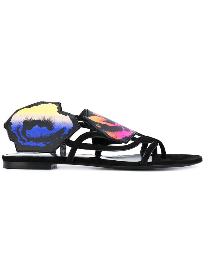 Pierre Hardy Poppy Sandals - Black