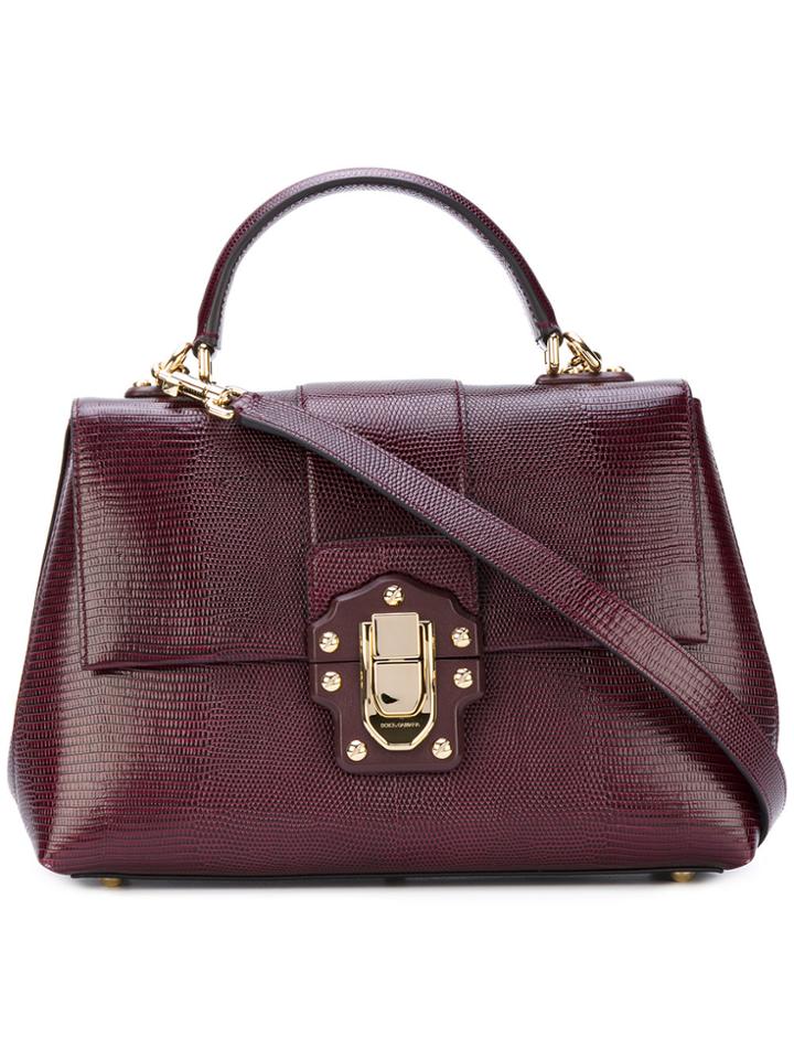 Dolce & Gabbana Lucia Satchel - Red