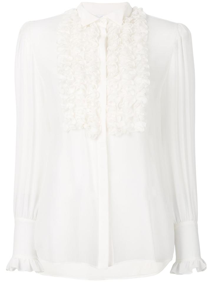 Redemption Frill Bib Blouse - White