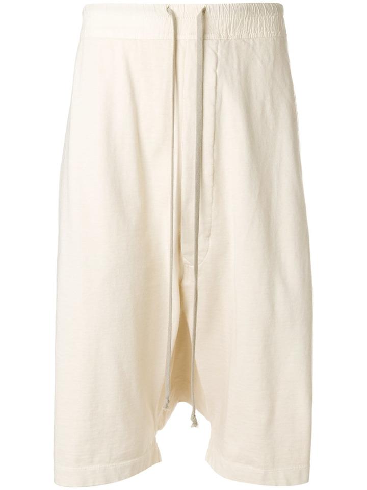 Rick Owens Drkshdw Drop-crotch Shorts - Neutrals