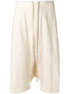 Rick Owens Drkshdw Drop-crotch Shorts - Neutrals