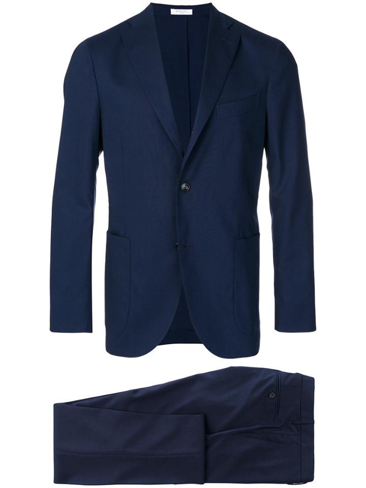 Boglioli Formal Single-breasted Suit - Blue