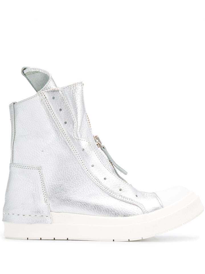 Cinzia Araia Double Zip Sneakers - Silver