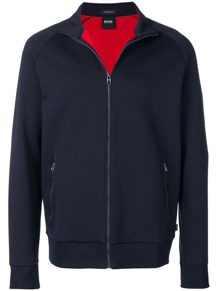 Boss Hugo Boss Zip Sweatshirt - Blue