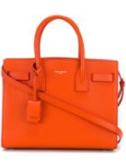 Saint Laurent Nano 'sac De Jour' Tote Bag - Yellow & Orange