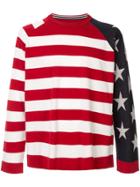 Takahiromiyashita The Soloist Stars And Stripes Jumper - White