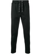 Les Hommes Urban Stripe Track Pants - Black