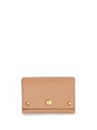 Burberry Triple Stud Leather Folding Wallet - Brown